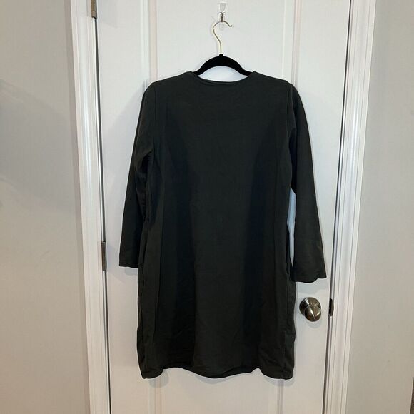 Saga Dress One Size Side Pleat Short Dress One Size Made In Italy Lagenlook - Picture 2 of 4